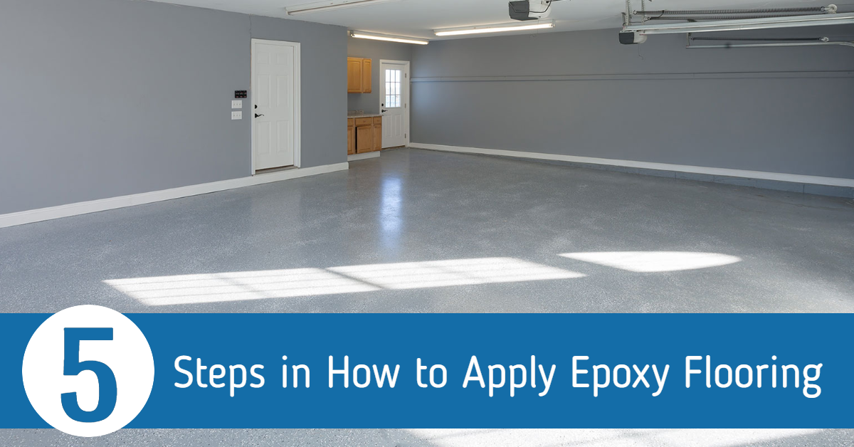 how to apply garage floor epoxy coating