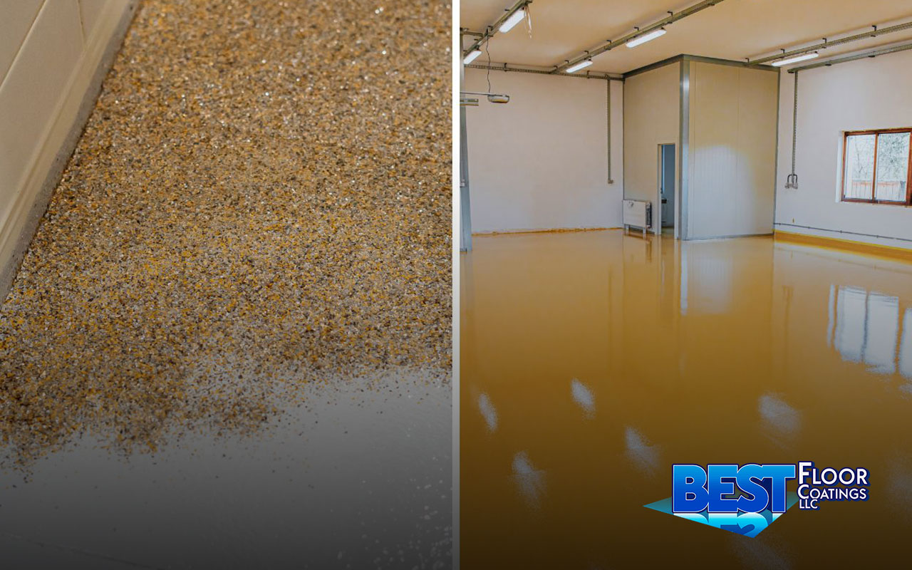 Comparison between polyaspartic and epoxy floor coatings.