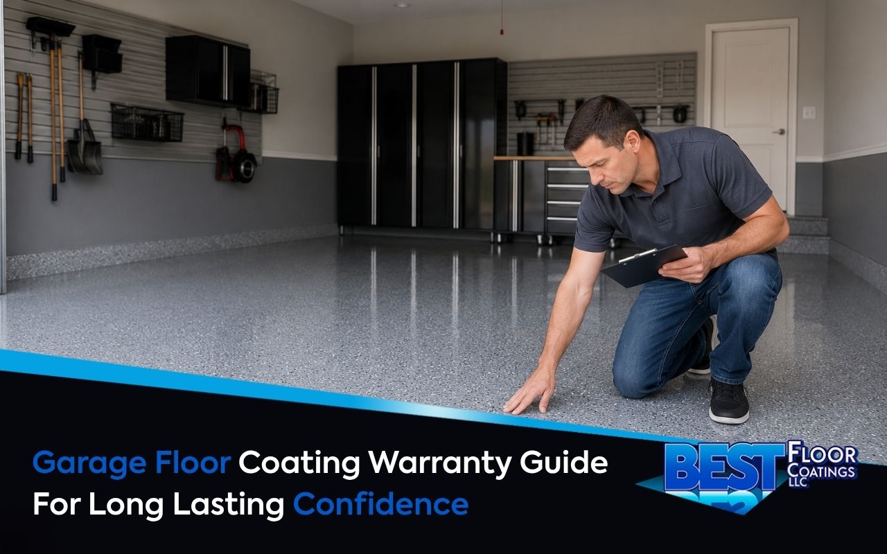Garage floor coating warranty guide for a clean protected floor