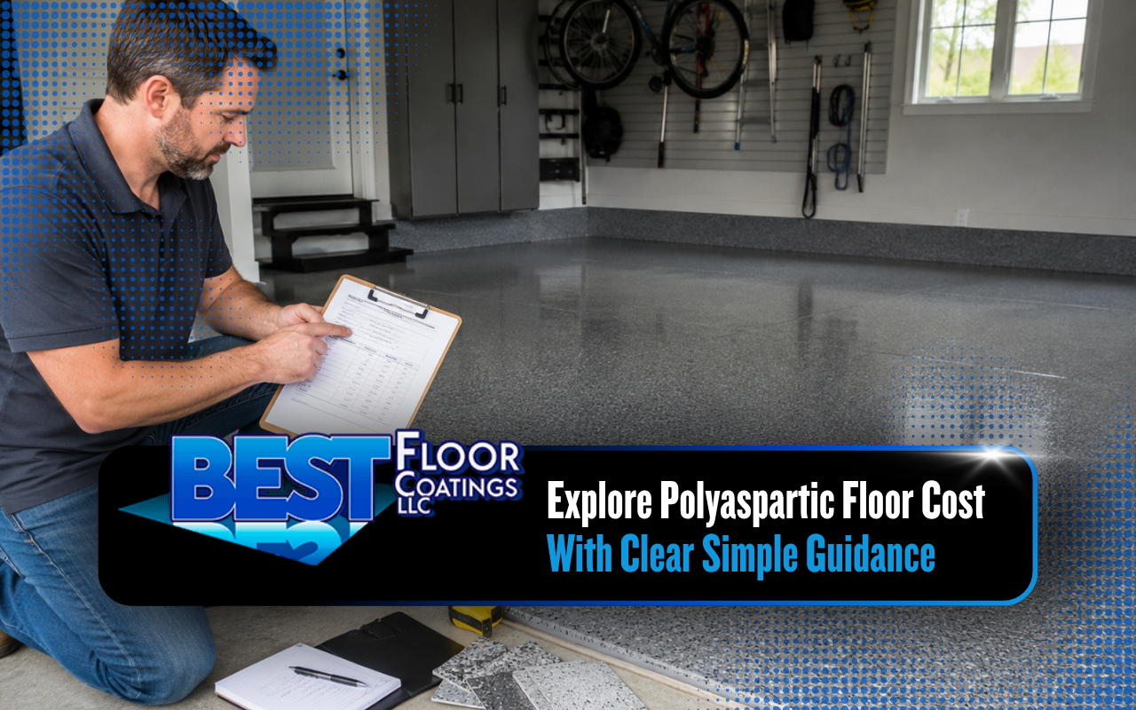 Polyaspartic floor cost considerations for a finished garage coating