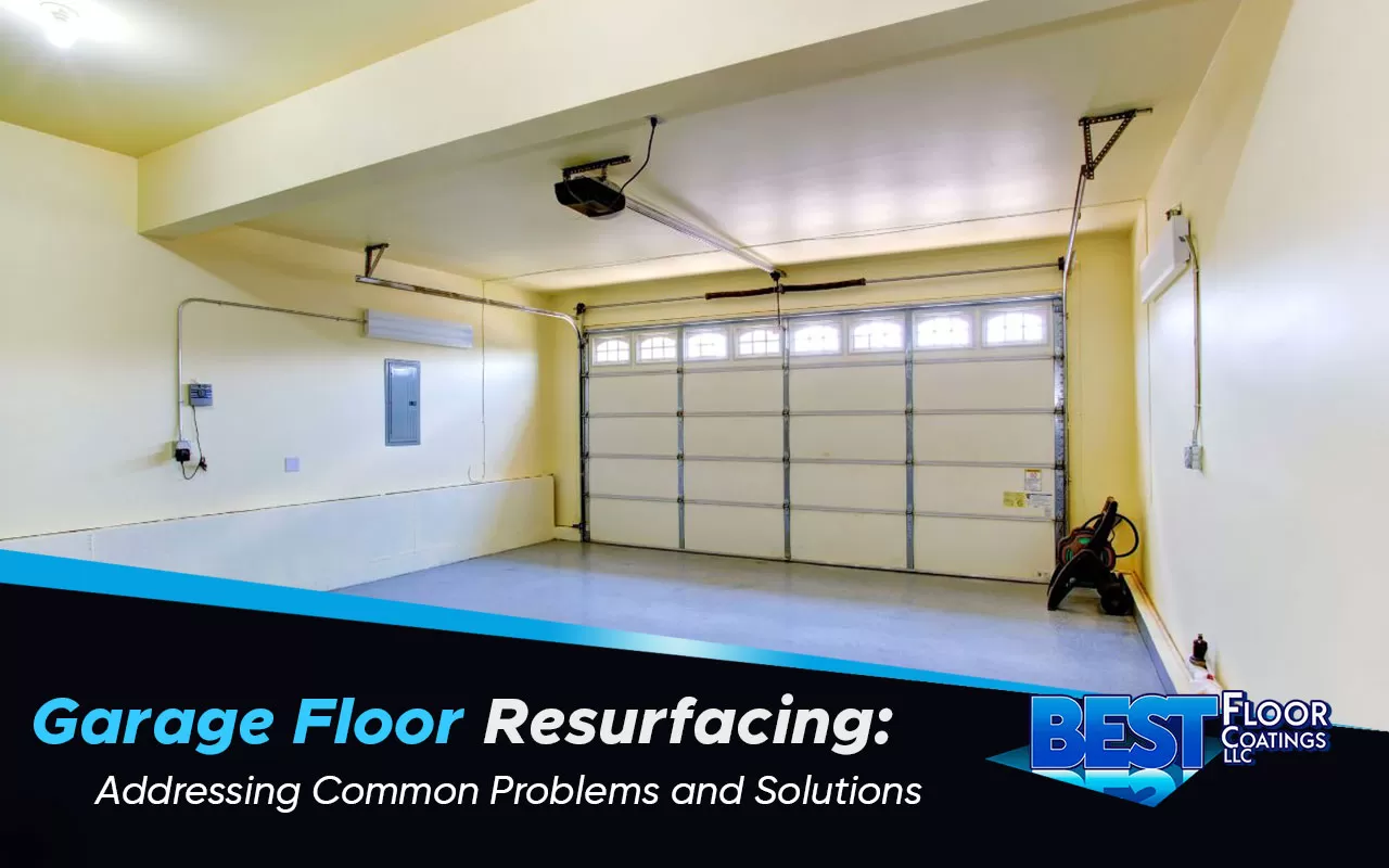 Learn all about garage floor resurfacing, including common problems, solutions to fix them, and how it can make your space look better!