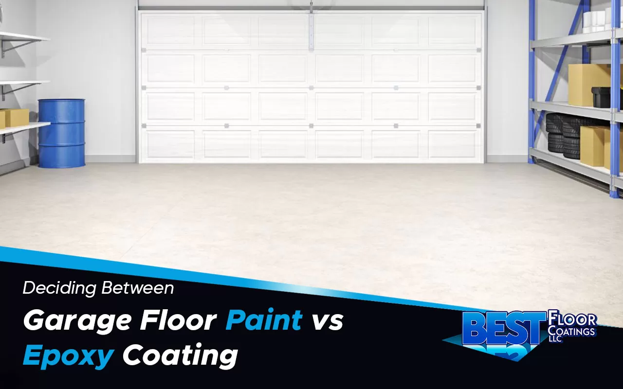 Garage Floor Paint vs Epoxy Coating